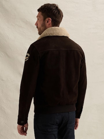 Veste mi-saison 'Greenville Fur leather jacket' PME Legend en marron