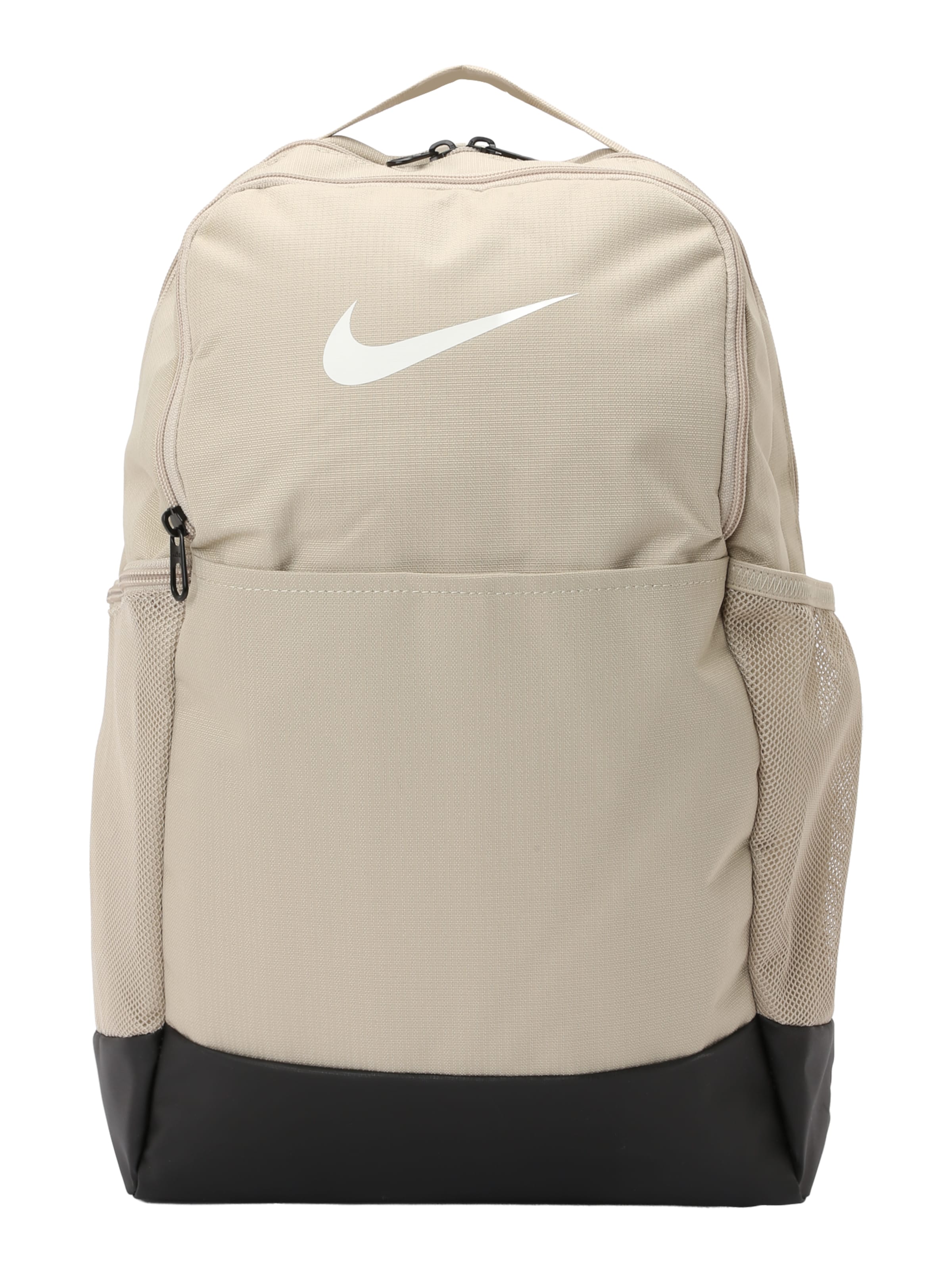 NIKE Σπορ σακίδιο πλάτης 'Brasilia 9.5' σε μπεζ: μπροστά