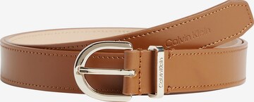 Calvin Klein Riem in Bruin: voorkant