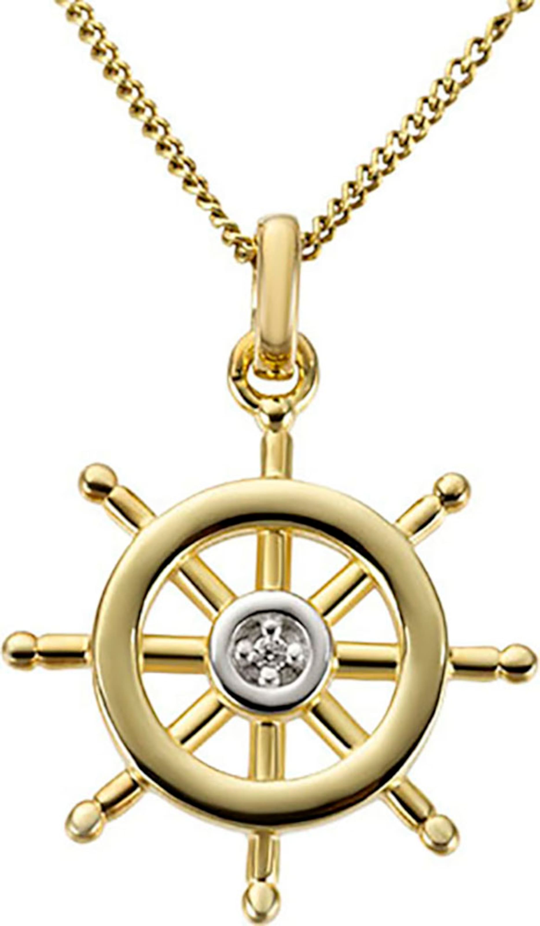 FIRETTI Pendant in Gold: front