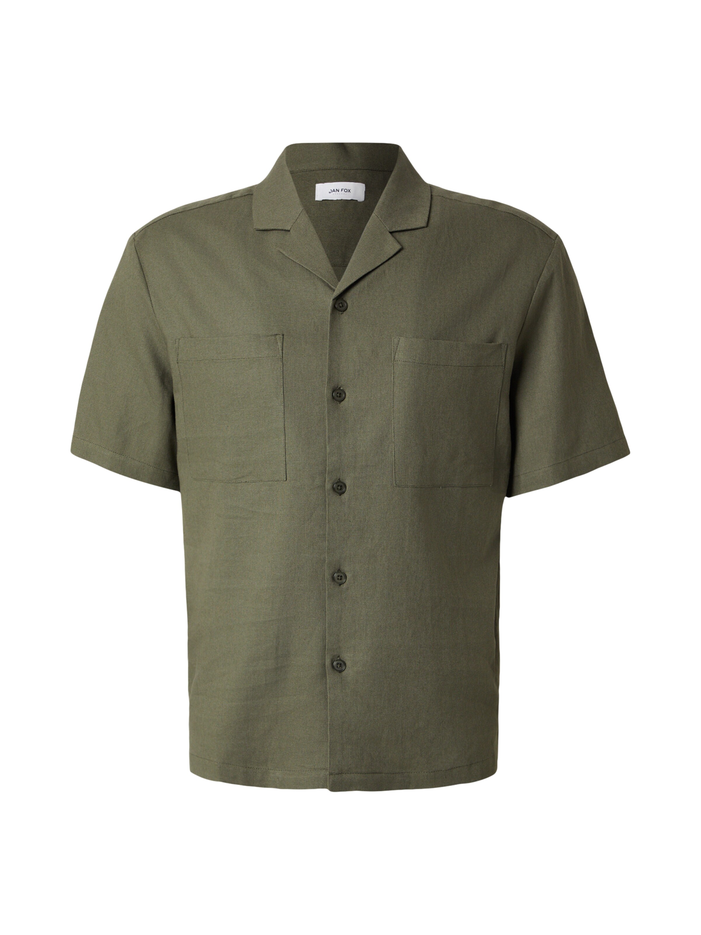 DAN FOX APPAREL Hemd 'Leonard' in Grün: Vorderseite