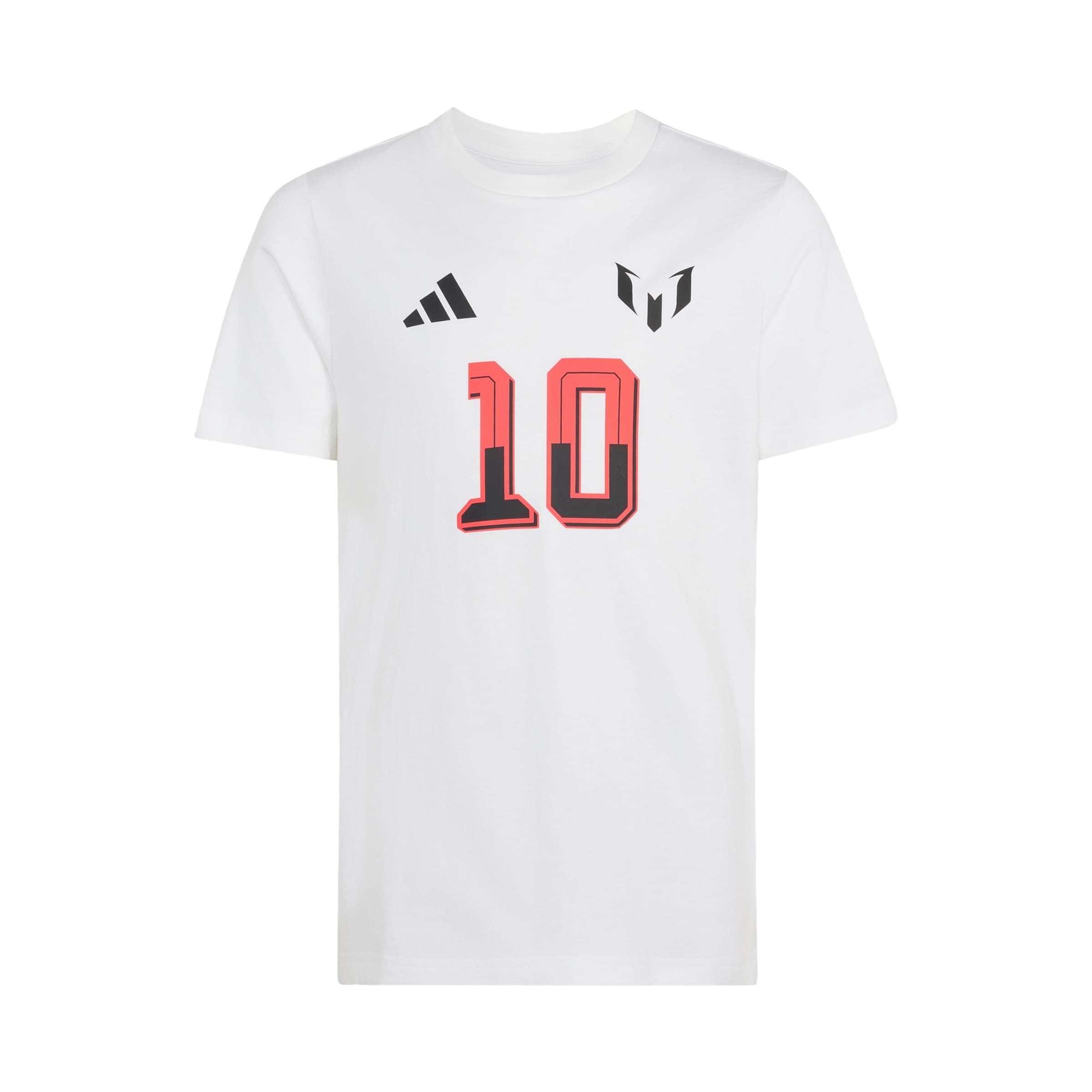 ADIDAS PERFORMANCE Funkční tričko 'Messi Name & Number' – bílá: přední strana