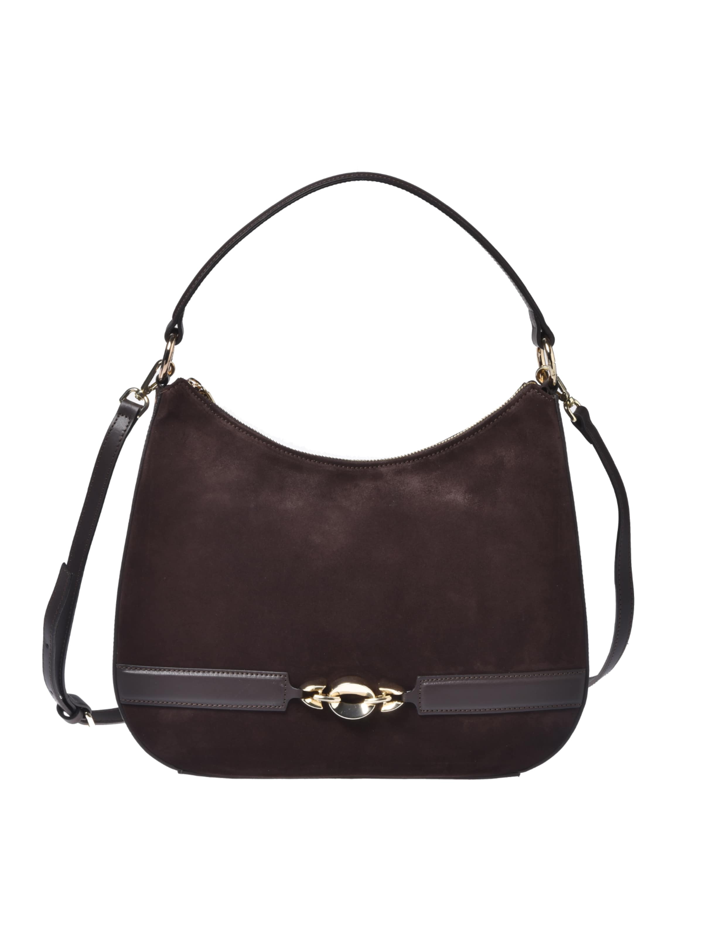 BALDININI Shoulder Bag in Brown: front