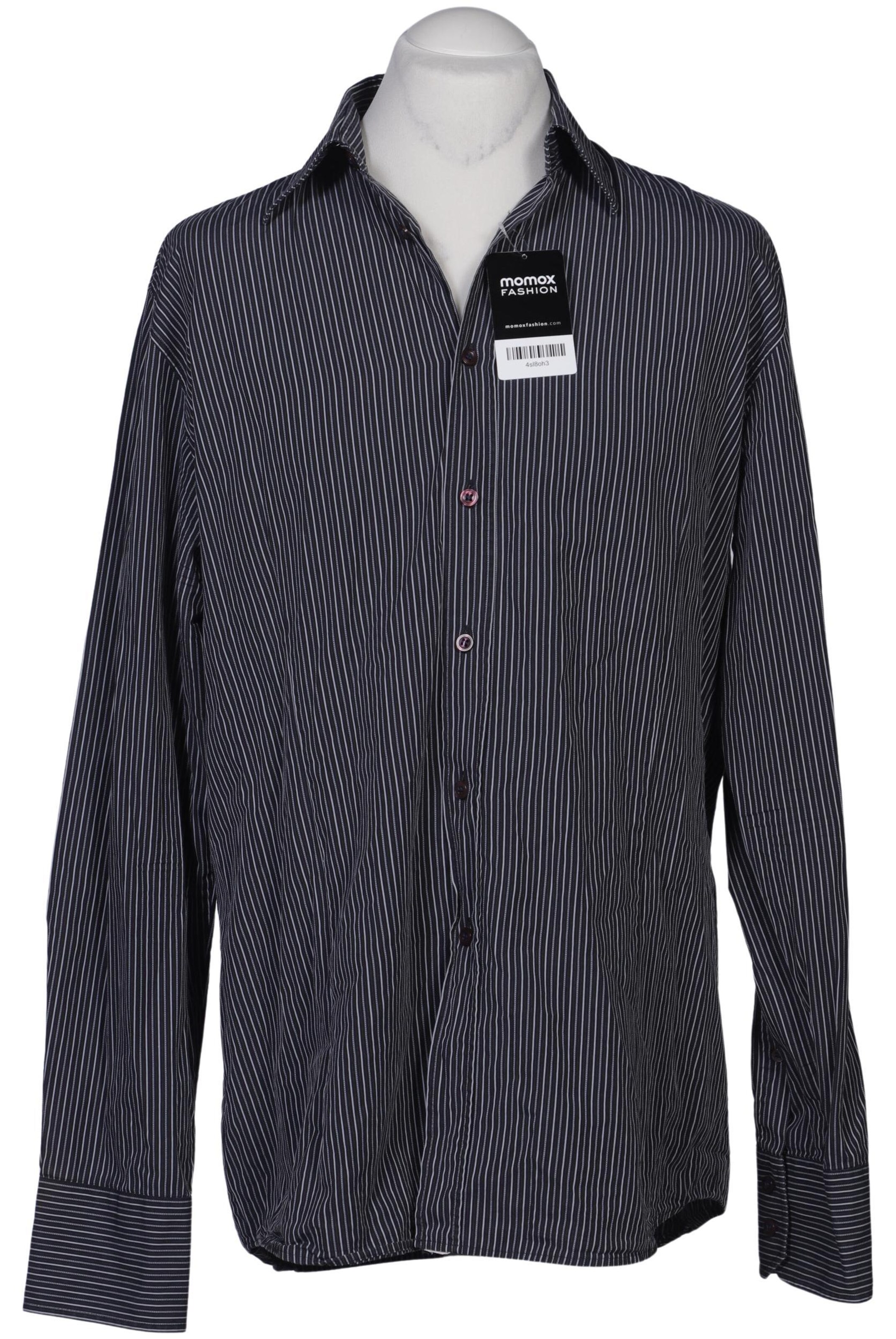 HUGO Button Up Shirt in XL in Blue: front