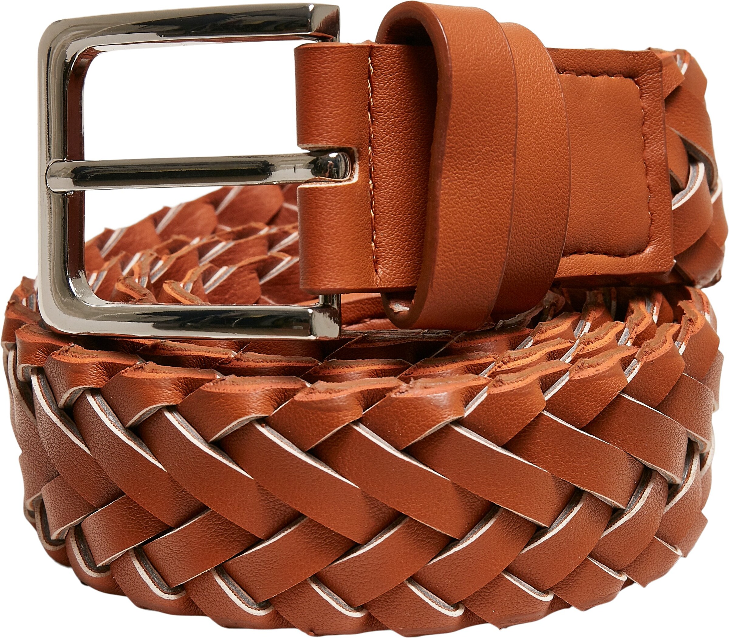 Ceinture Urban Classics en marron : devant
