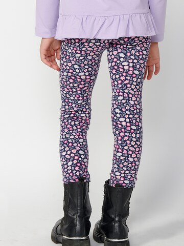 KOROSHI Skinny Legginsy w kolorze niebieski