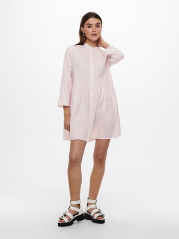 ONLY Shirt Dress 'Ditte' in Pink