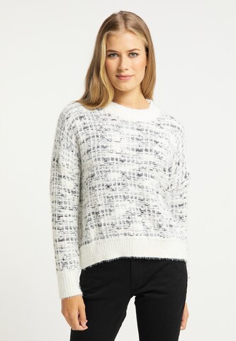 usha BLUE LABEL Pullover in Weiß: predná strana