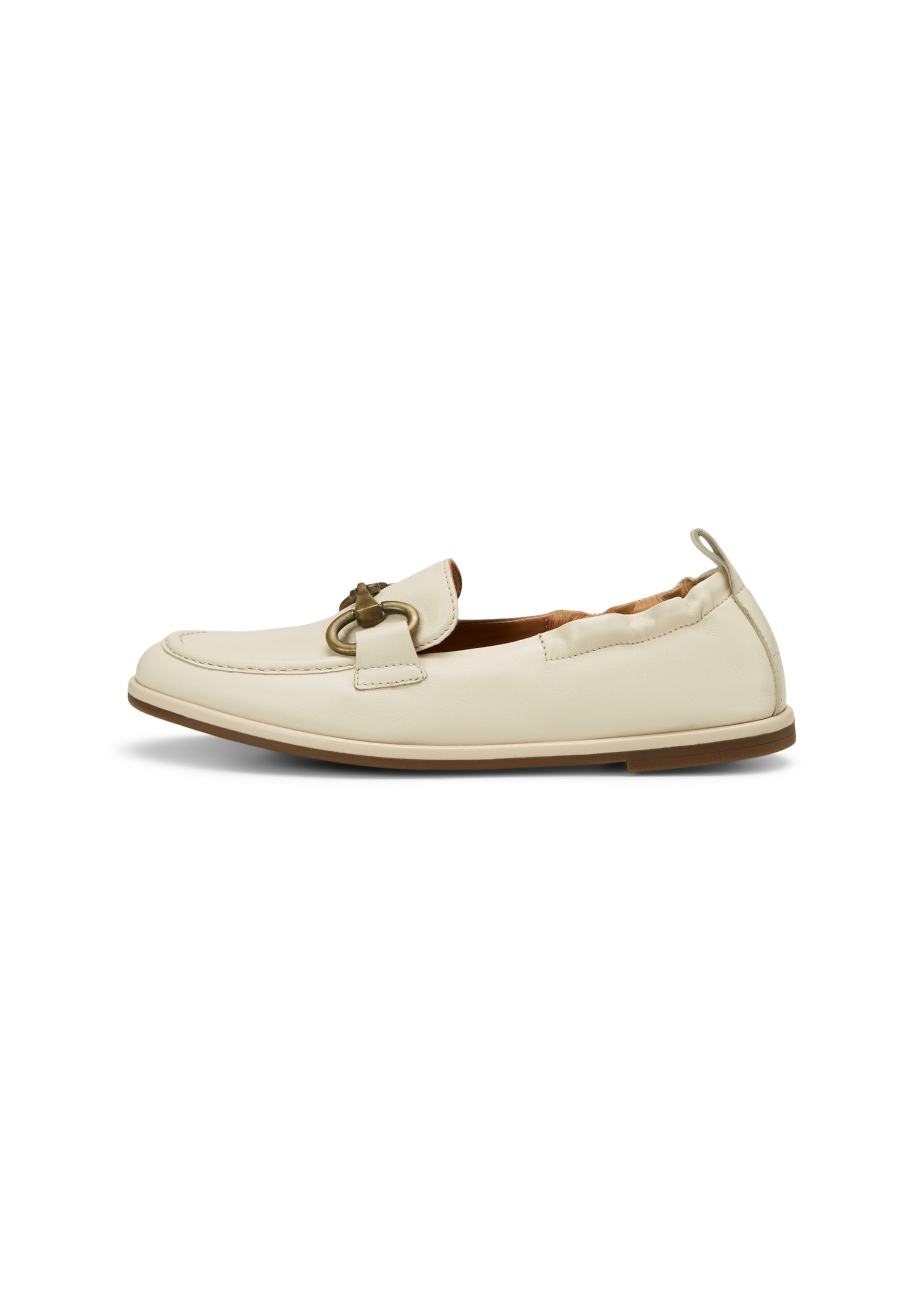 Marc O'Polo Classic Flats in Beige: front
