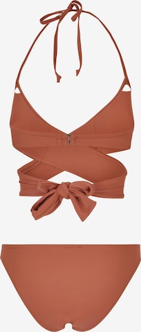 Urban Classics Triangel Bikini in Orange