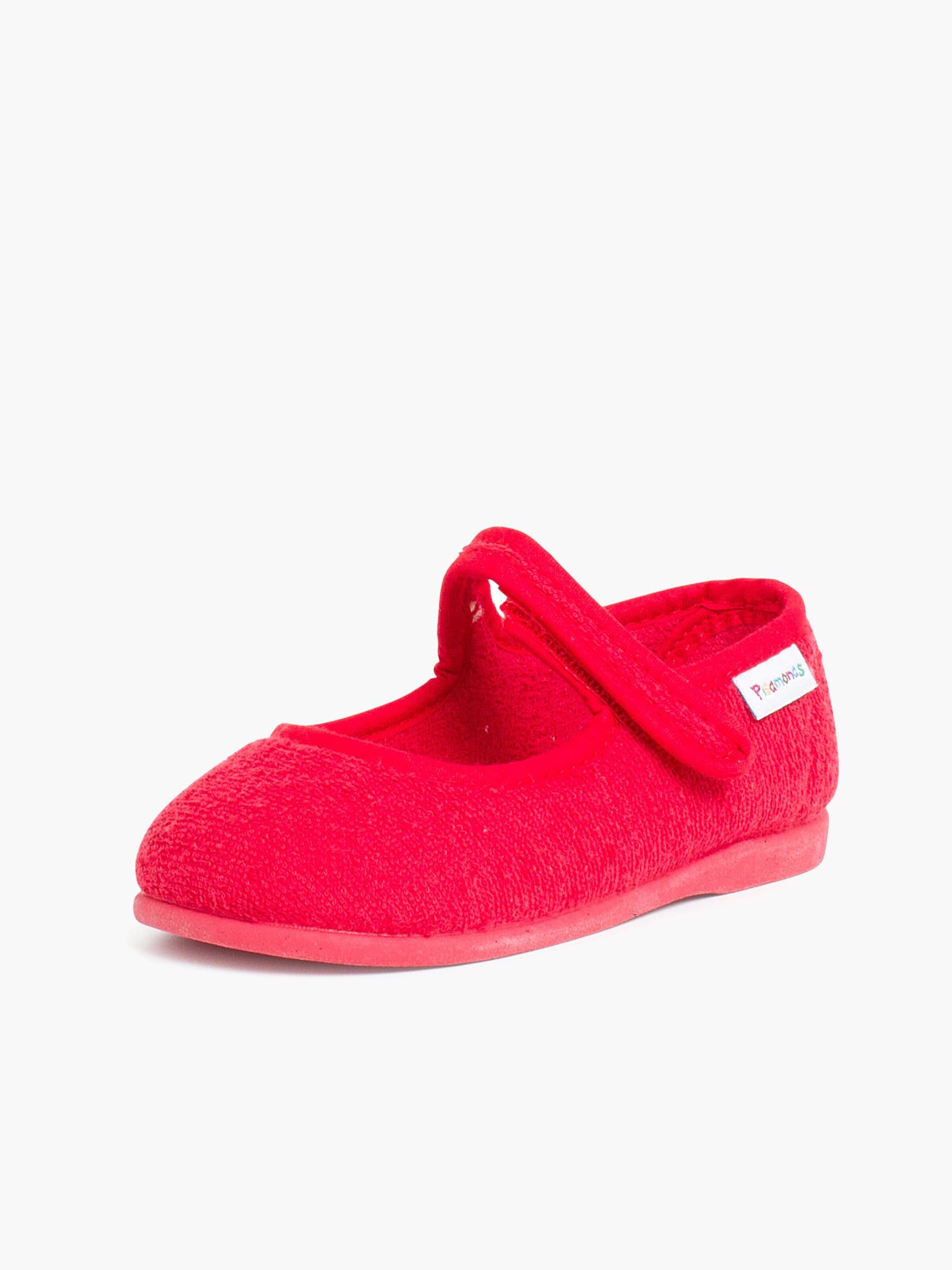 Pantoufle Pisamonas en rouge : devant