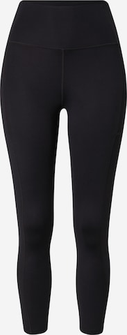 Girlfriend Collective Skinny Sports trousers in Black: front