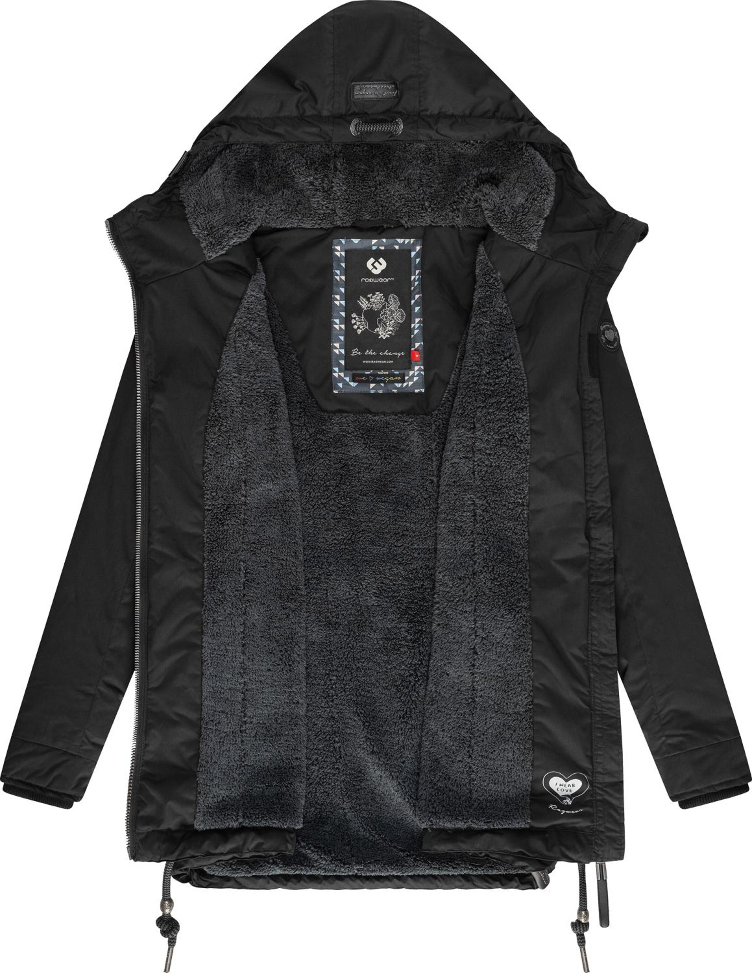Parka d’hiver 'Zuzka' Ragwear en noir