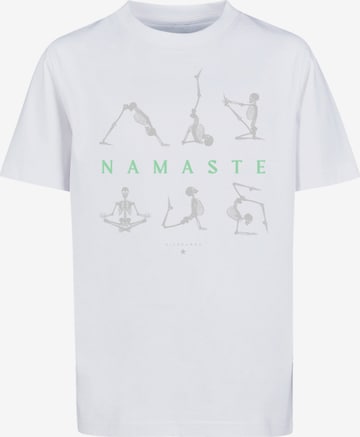 F4NT4STIC Shirt 'Namaste' in White: front
