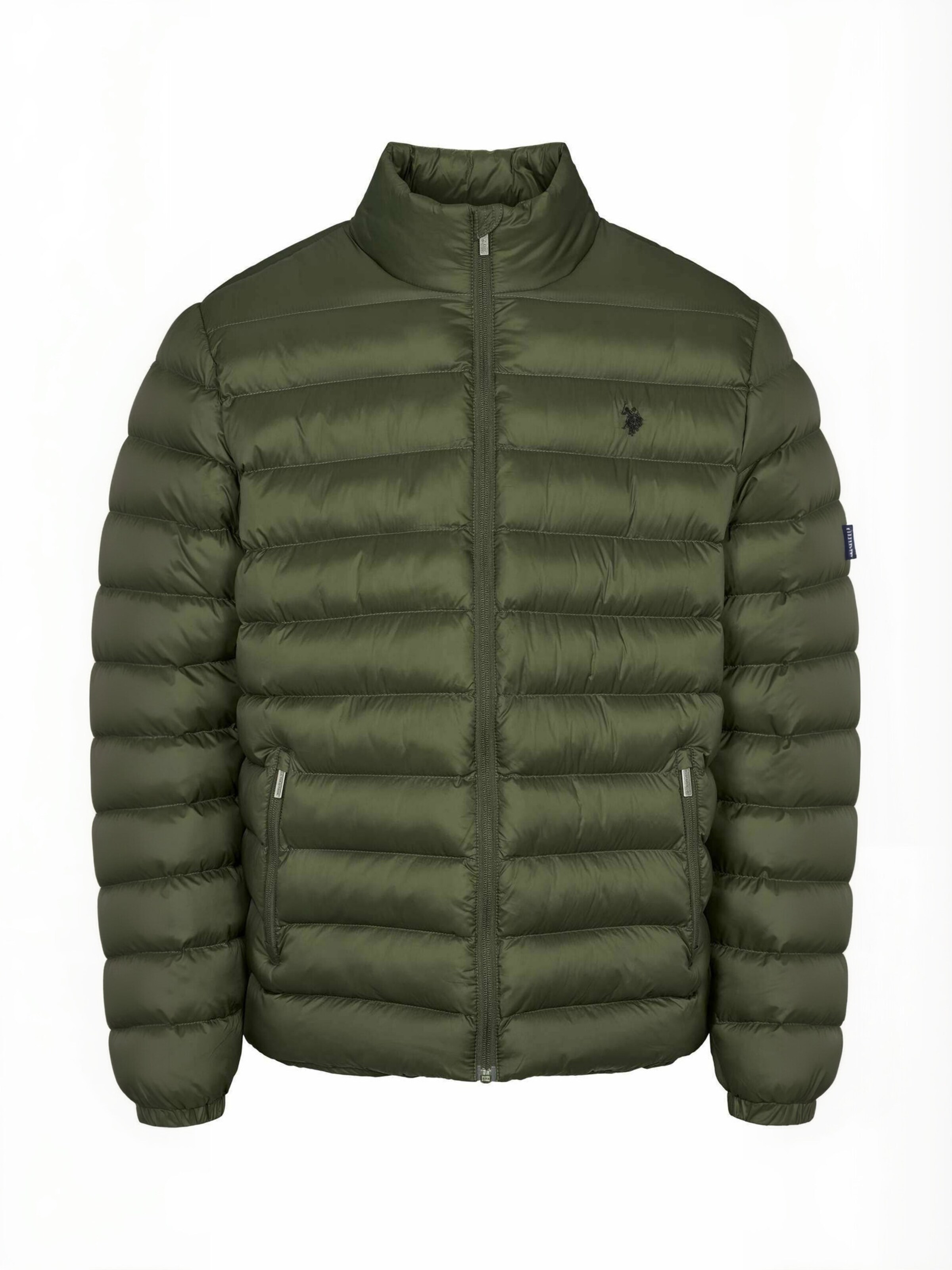 U.S. POLO ASSN. Tussenjas ' UMAnton ' in Groen: voorkant