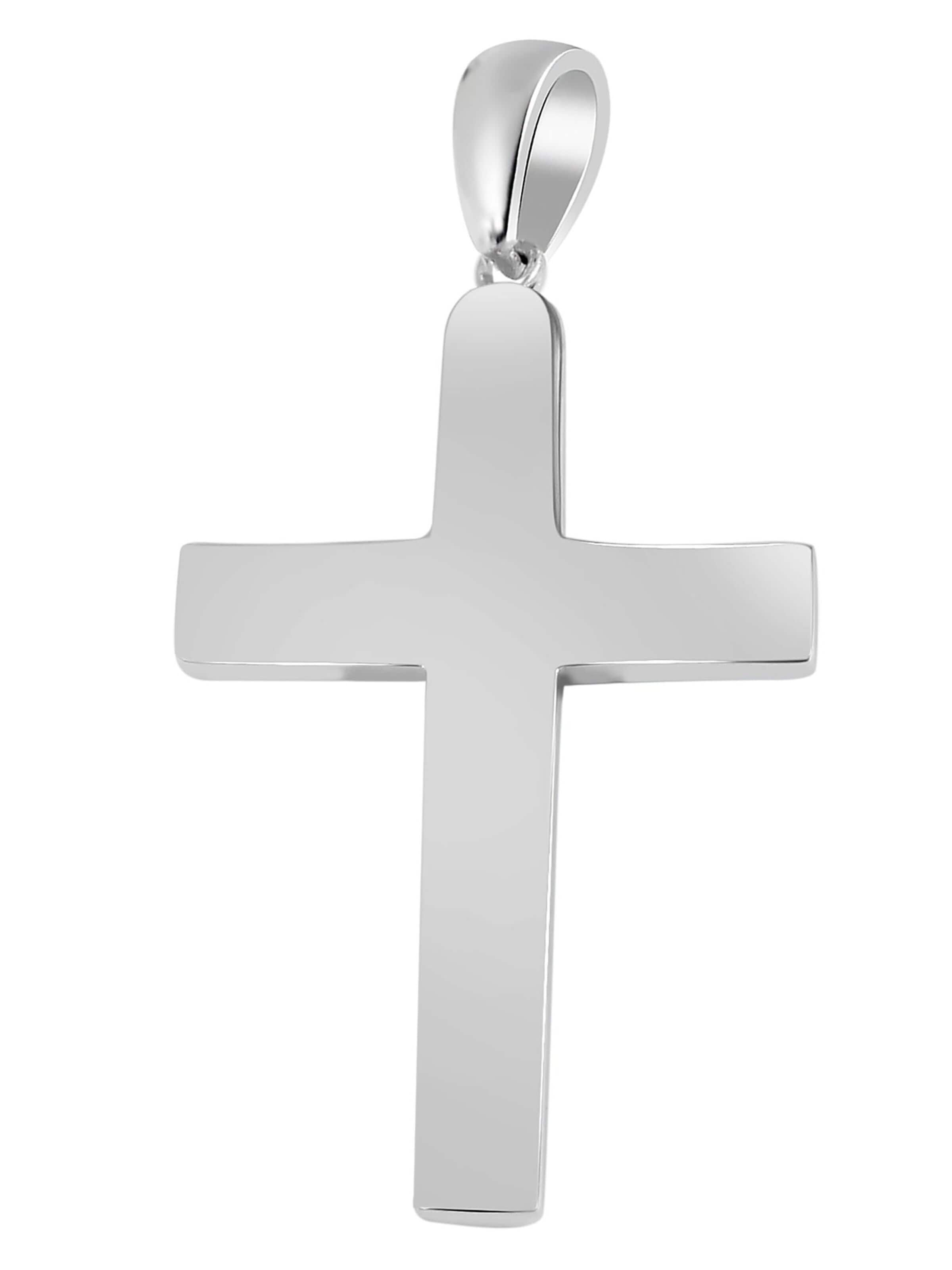 Akzent Pendant '"Taina" aus 925 Sterlingsilber, rhodiniert, langlebig' in Silver: front