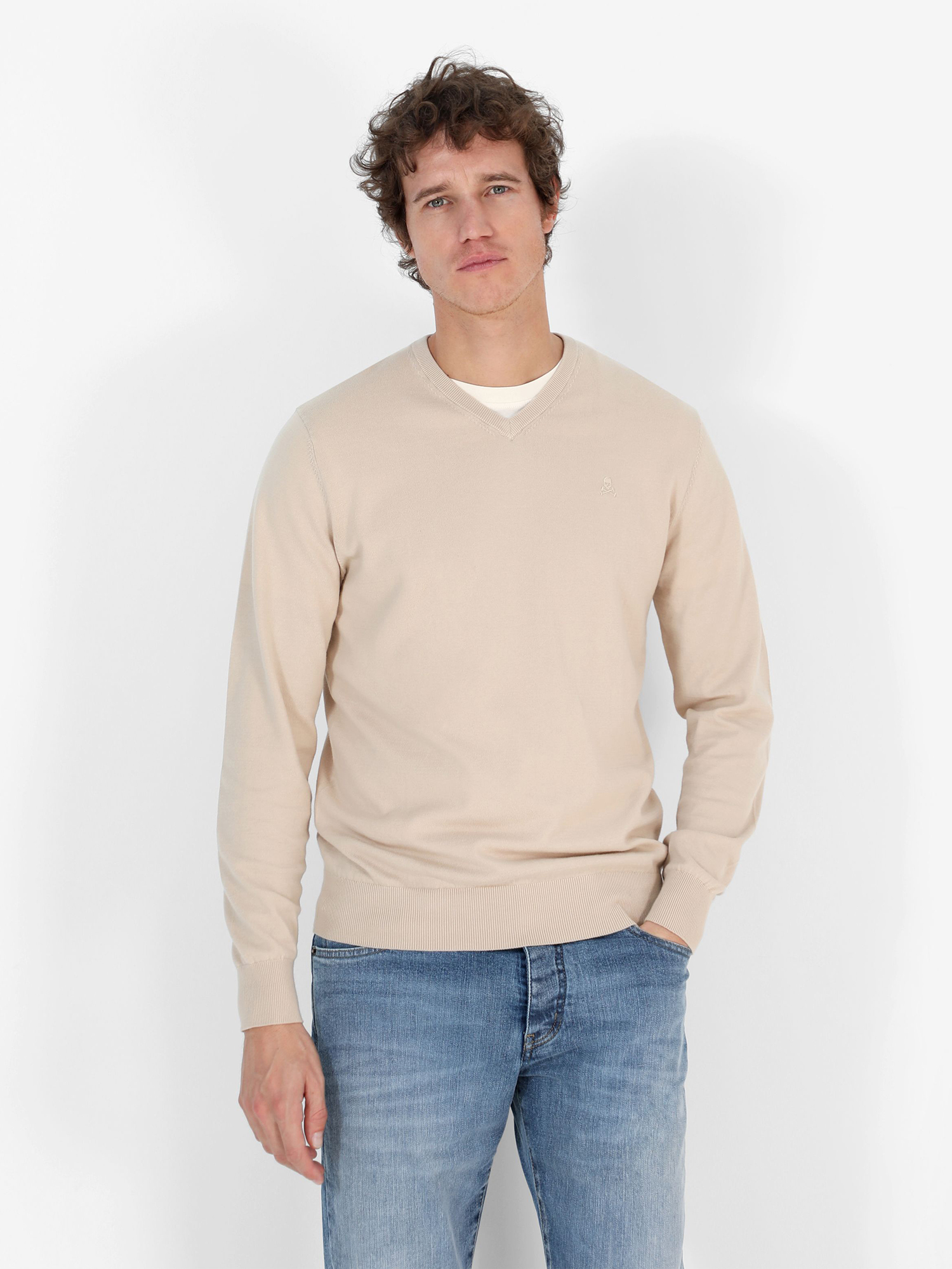 Mężczyźni SaMVx Scalpers Sweter w kolorze Kremowym 