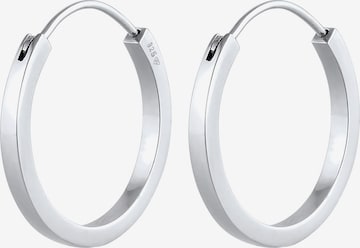 ELLI PREMIUM Earrings 'Geo' in Silver: front