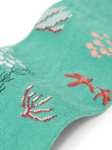 Von Jungfeld Socks 'Signature Icons' in Green