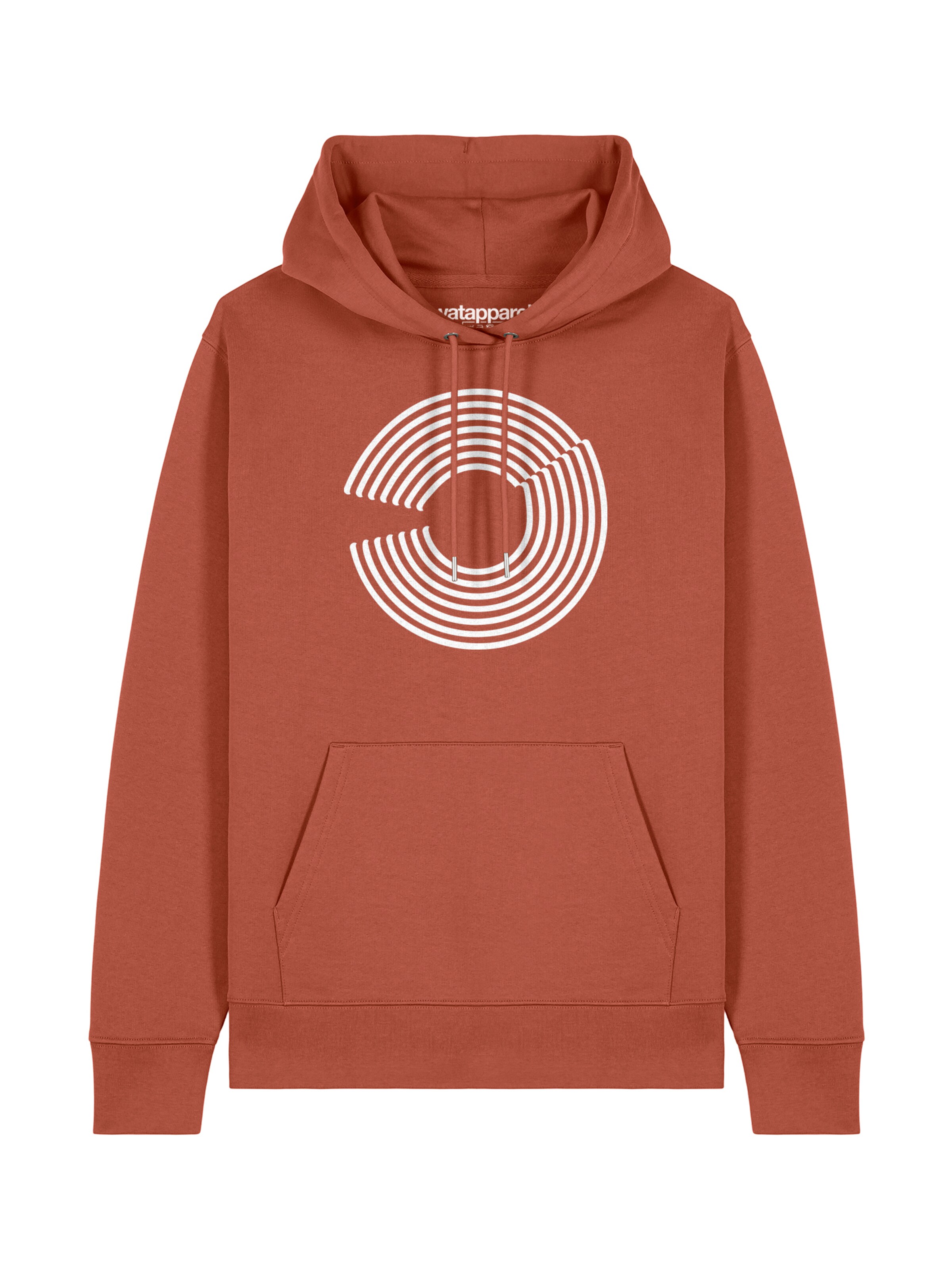 Sweat-shirt 'Abstract 01' Watapparel en marron : devant