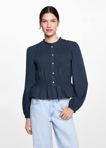 MANGO TEEN Bluse in Blau: Vorderseite