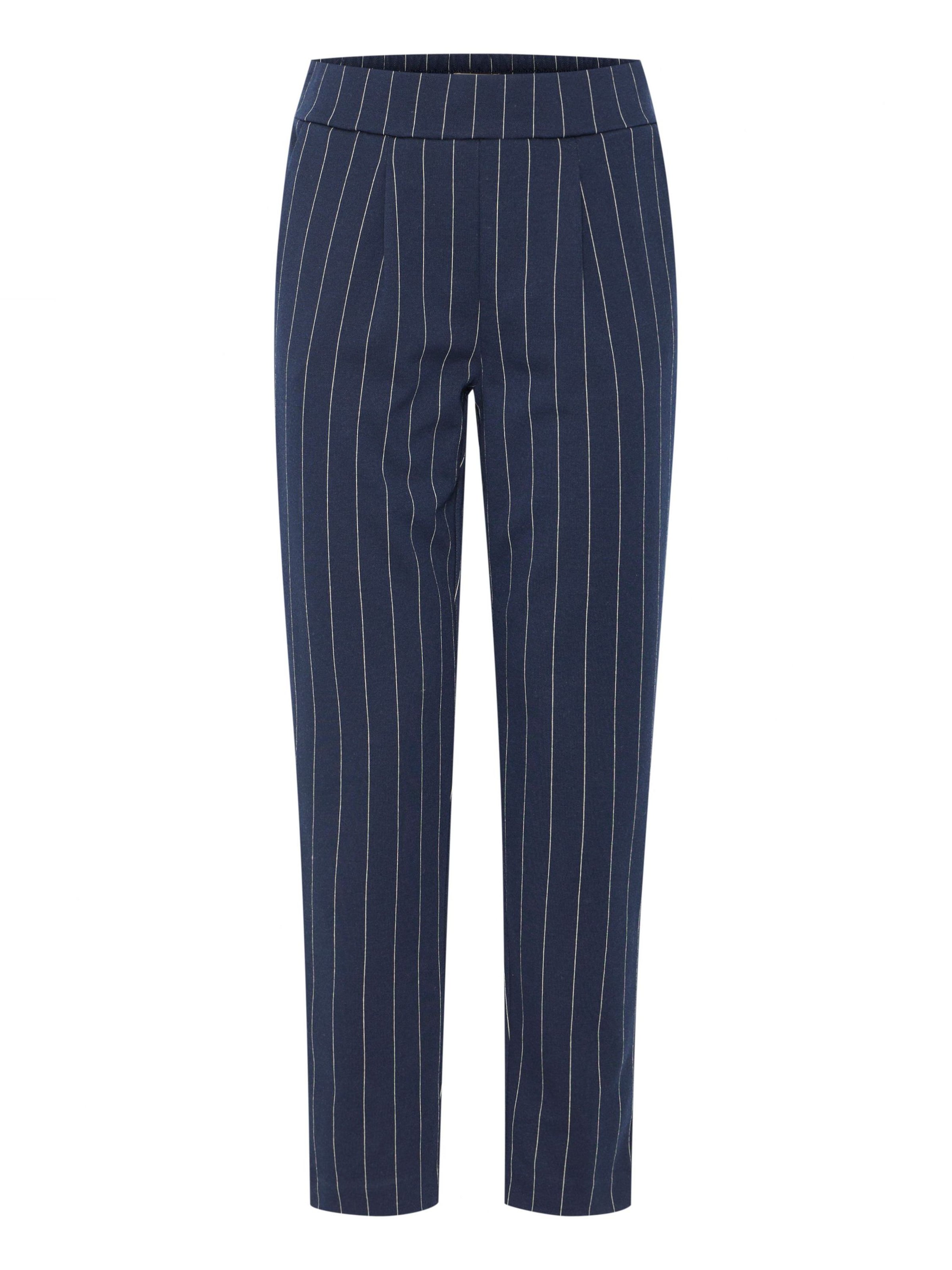 Coupe slim Pantalon chino 'Rowan' b.young en bleu : devant