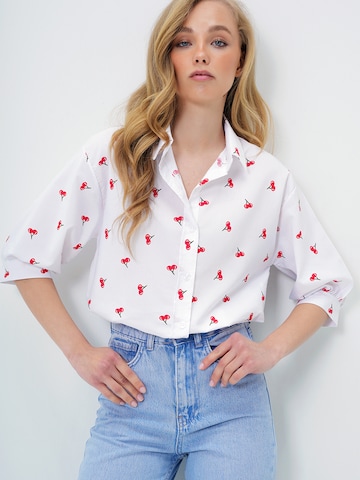 Chemisier Trend Alaçatı Stili en blanc : devant