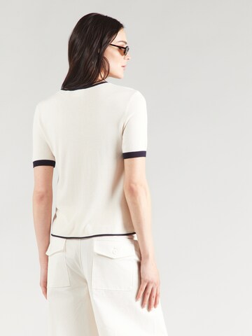 COMMA Pullover i hvid