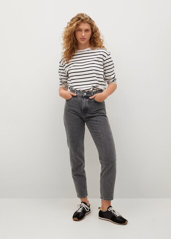 MANGO Regular Mom Jeans in Grau