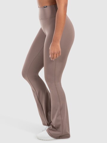 Smilodox Flared Leggings ' Loreen ' in Brown