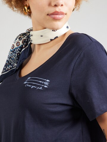 ONLY Carmakoma Shirt 'CARBONNIE' in Blue