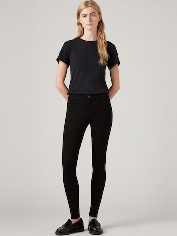 LEVI'S ® Skinny Jeans '710™ Super Skinny' in Black: front