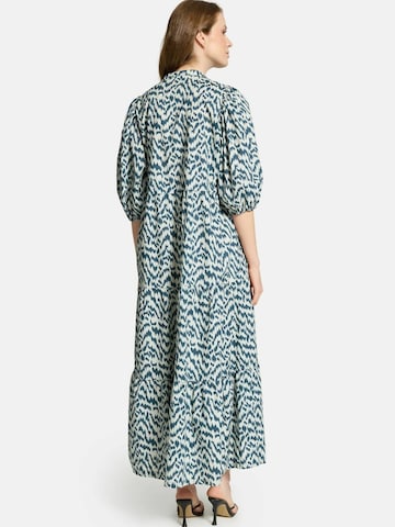 Robe 'Atzi' co'couture en bleu