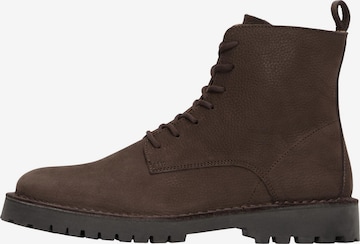 SELECTED HOMME Lace-Up Boots 'Ricky' in Brown: front