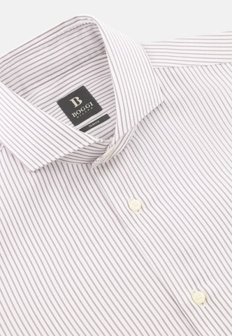 Coupe regular Chemise Boggi Milano en marron