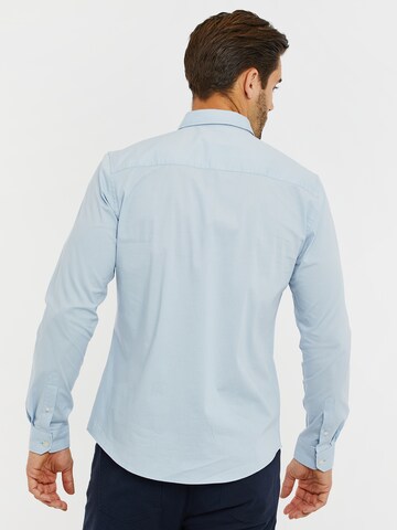 Coupe regular Chemise business 'Dapper' Threadbare en bleu