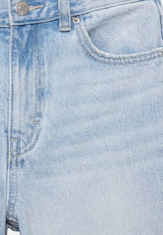 Tapered Jeans de la Pull&Bear pe albastru