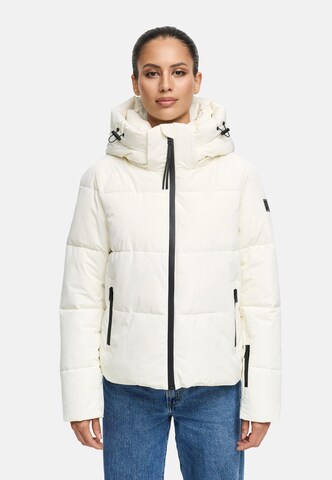 NAVAHOO Winter jacket 'Frostherz XIV' in White: front