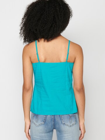 KOROSHI Top in Blauw