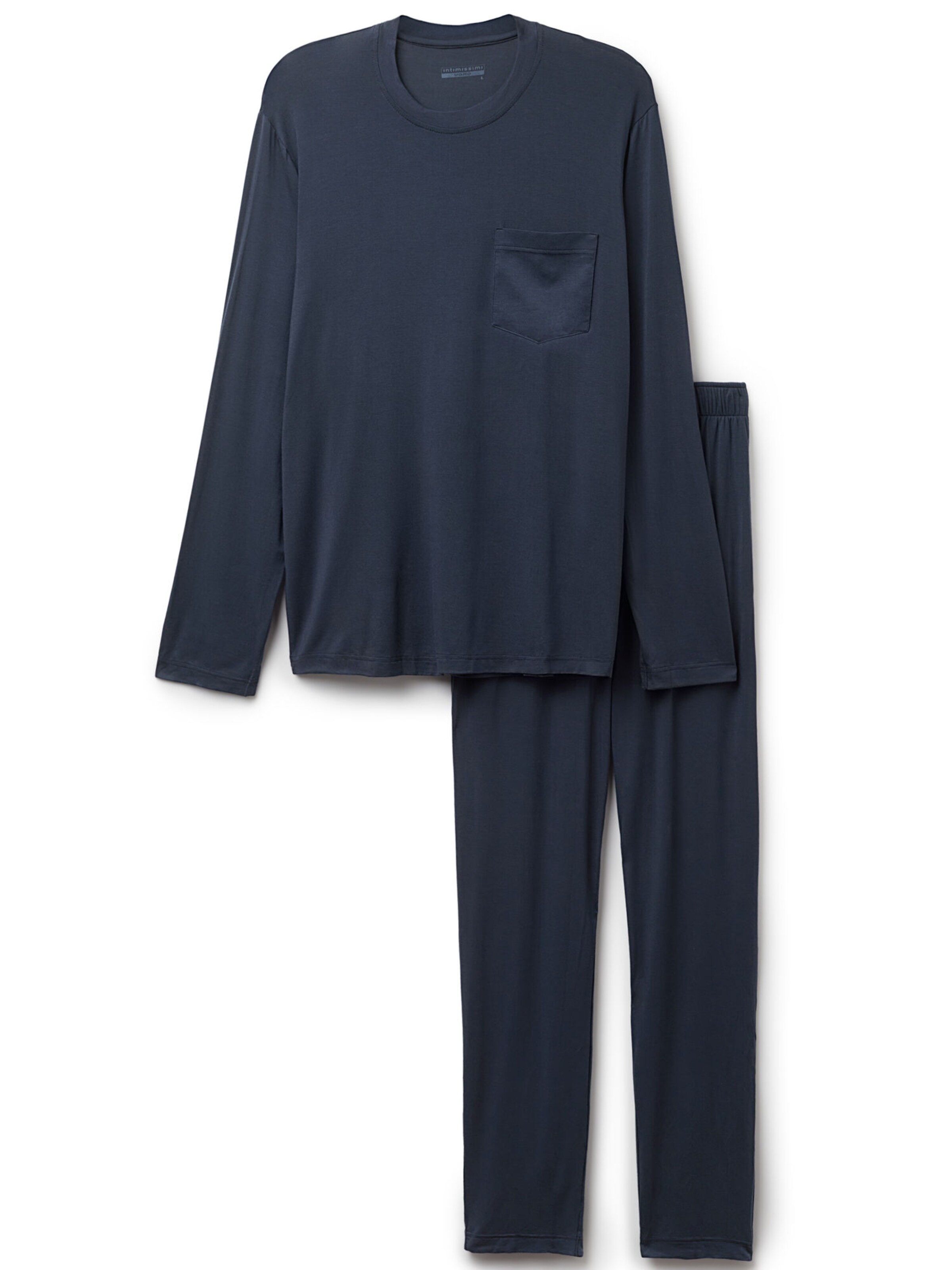 IUMAN Intimissimi Uomo Pyjama lang in Grau: Vorderseite