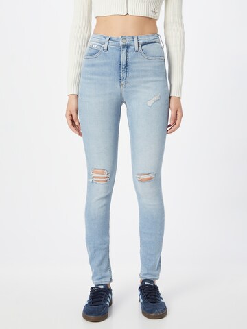 Calvin Klein Jeans Skinny Kavbojke | modra barva: sprednja stran