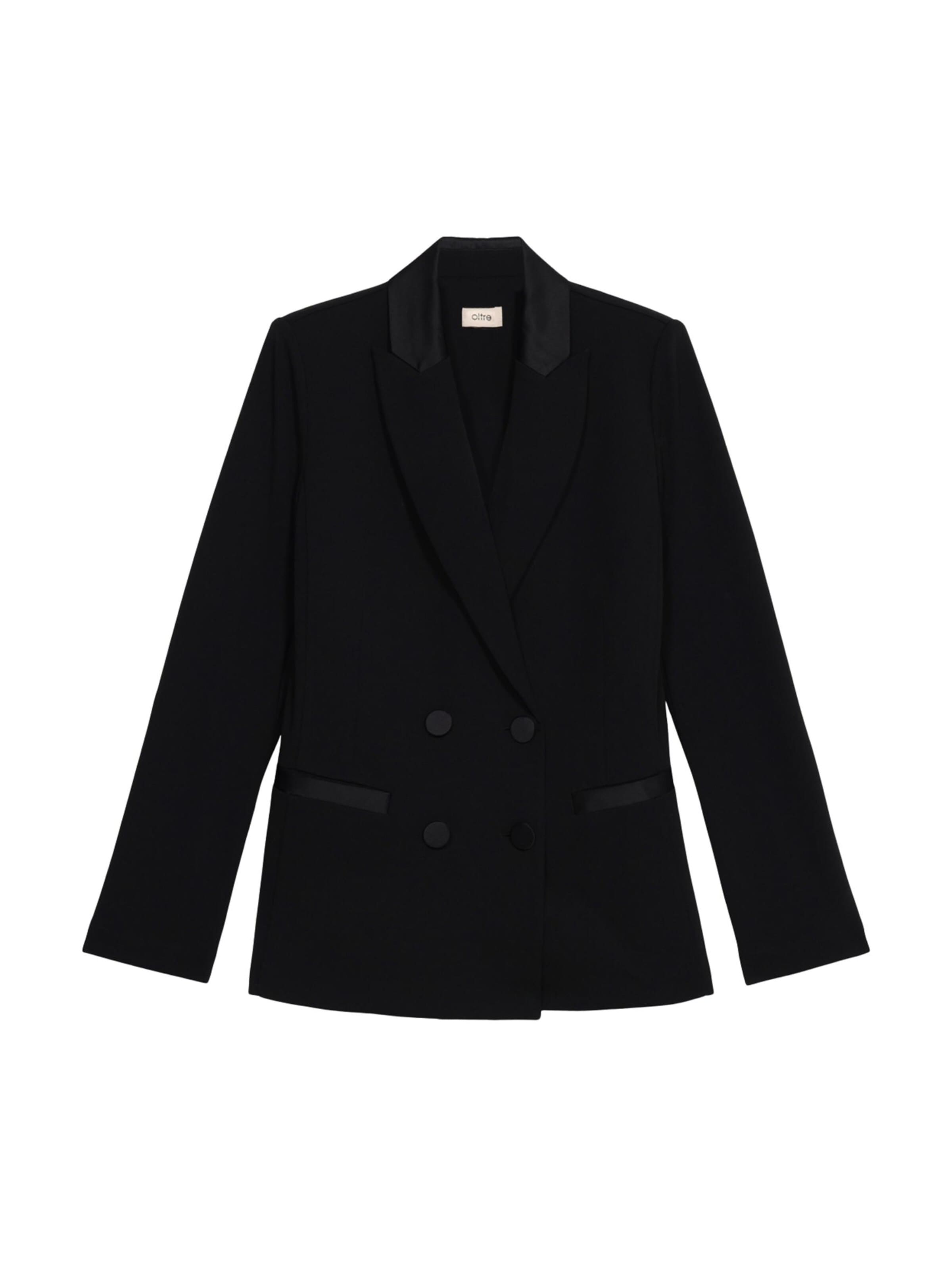 Blazer oltre en noir : devant