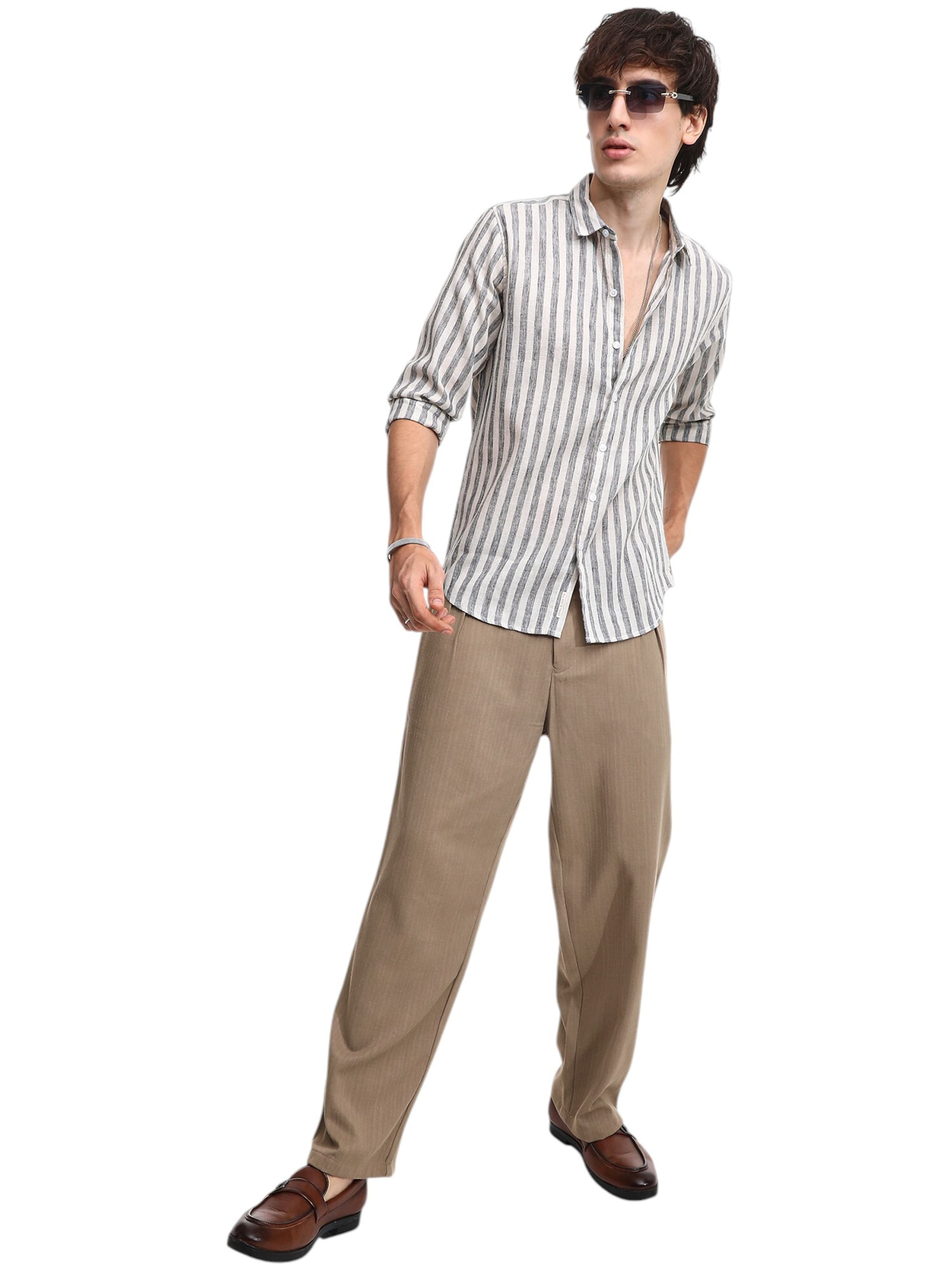 Campus Sutra Shirt 'Titty' in Grey