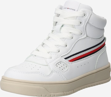 TOMMY HILFIGER Trainers in White: front