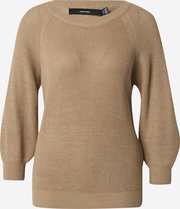 VERO MODA - Pullover 'NEW LEX SUN' em bege: frente