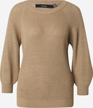 VERO MODA Genser 'NEW LEX SUN' i beige: forside