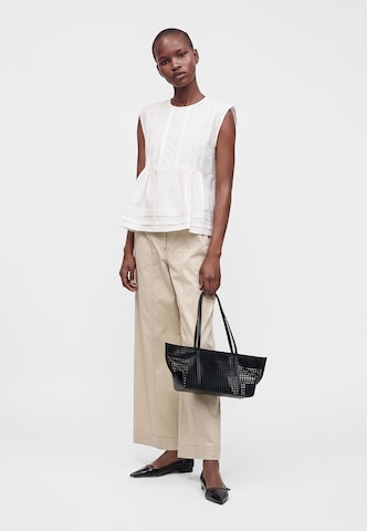 Weekend Max Mara Blusentop 'VALLO' in Weiß