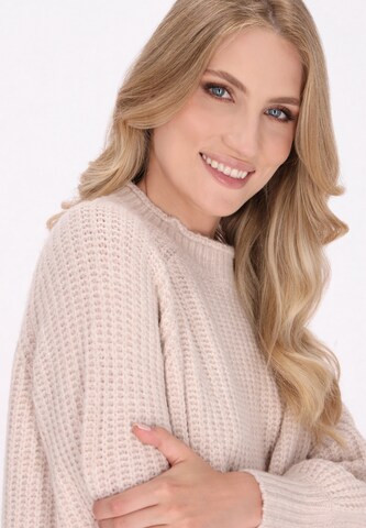 DreiMaster Vintage - Vestido de malha em bege