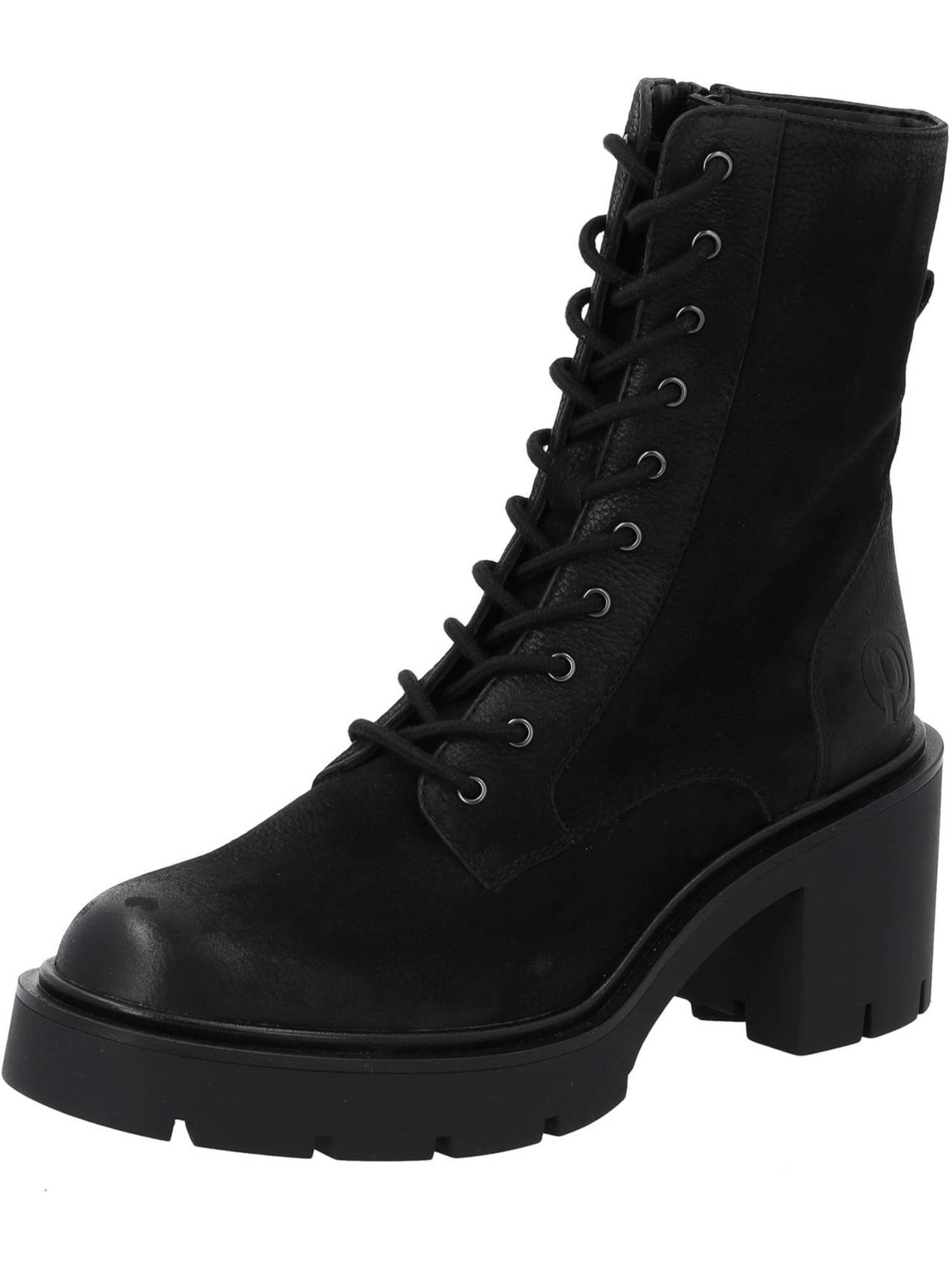 Palado Veterlaarsjes ' Orikas' in Zwart: voorkant