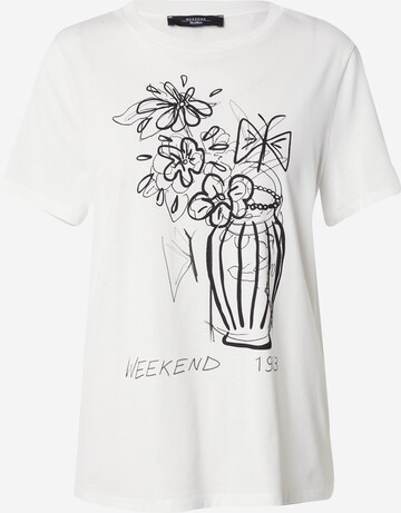 T-shirt 'NERVI' Weekend Max Mara en blanc : devant